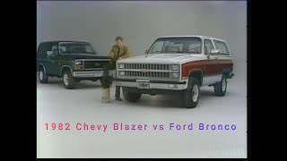 1982 Chevy Blazer vs Ford Bronco