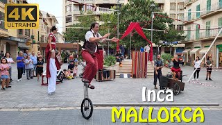 Mallorca | Inca - nice town | local market every Thursday | ASMR | 4K | shows for kids |