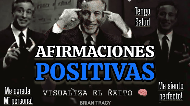 AFIRMACIONES POSITIVAS 🧠🧲 | Brian Tracy #mentalidaddeexito