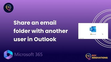 Share an email folder with another user in Outlook