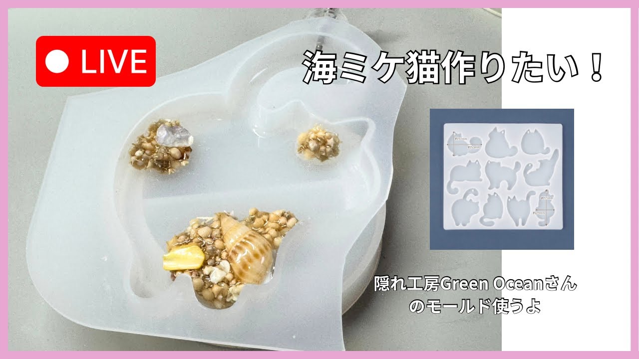 【レジンライブ】再始動　海塗りから始めよう♡