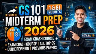 CS101 Midterm Preparation 2026 | CS101 Repeated MCQs Lecture 81 to 110 | Virtual University