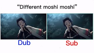 Shinobu Kocho different “ moshi moshi ” | demon slayer