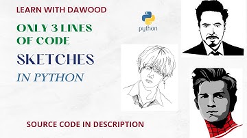 SKETCHES IN PYTHON | SKETCHPY | 3 LINES OF CODE