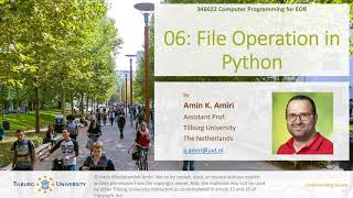 Python#6-1: Introduction to File operation in Python