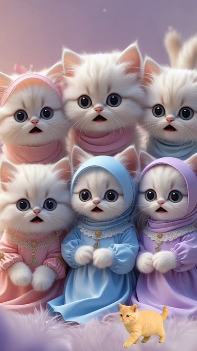 CUTE KITTEN SHOLAWAT NABI #sholawat #sholawatnabi #laguanakislami #sholawatan #kucing