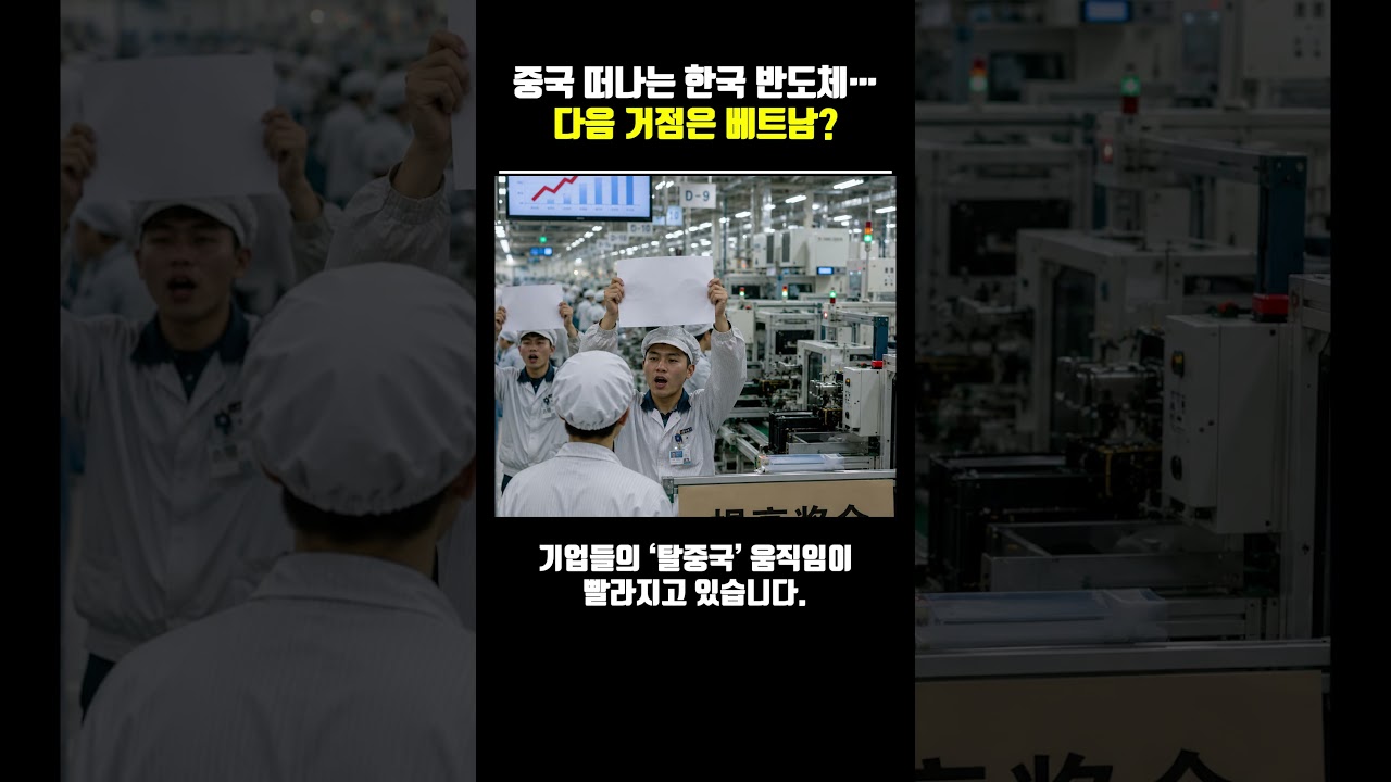 중국 떠나는 한국 반도체…다음 거점은 베트남? #반도체 #삼성전자 #SK하이닉스 #베트남 #중국 #AI