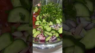 Delicious Lebanese Moujadara & Fattoush Salad