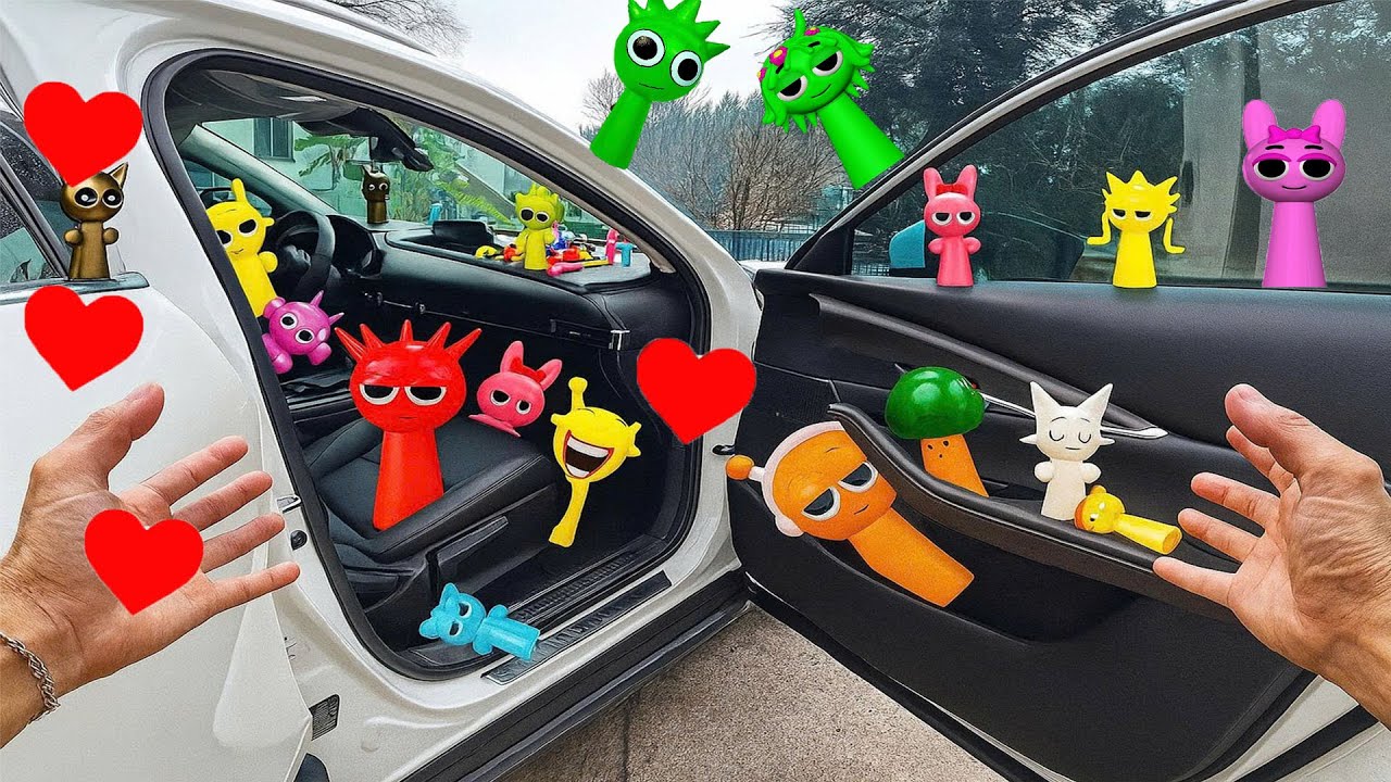 Camera Catch NEW ALL INCREDIBOX SPRUNKI | Pinki|Sky|Garnold|Simon|Vineria| Oren PHASE 1 in real life