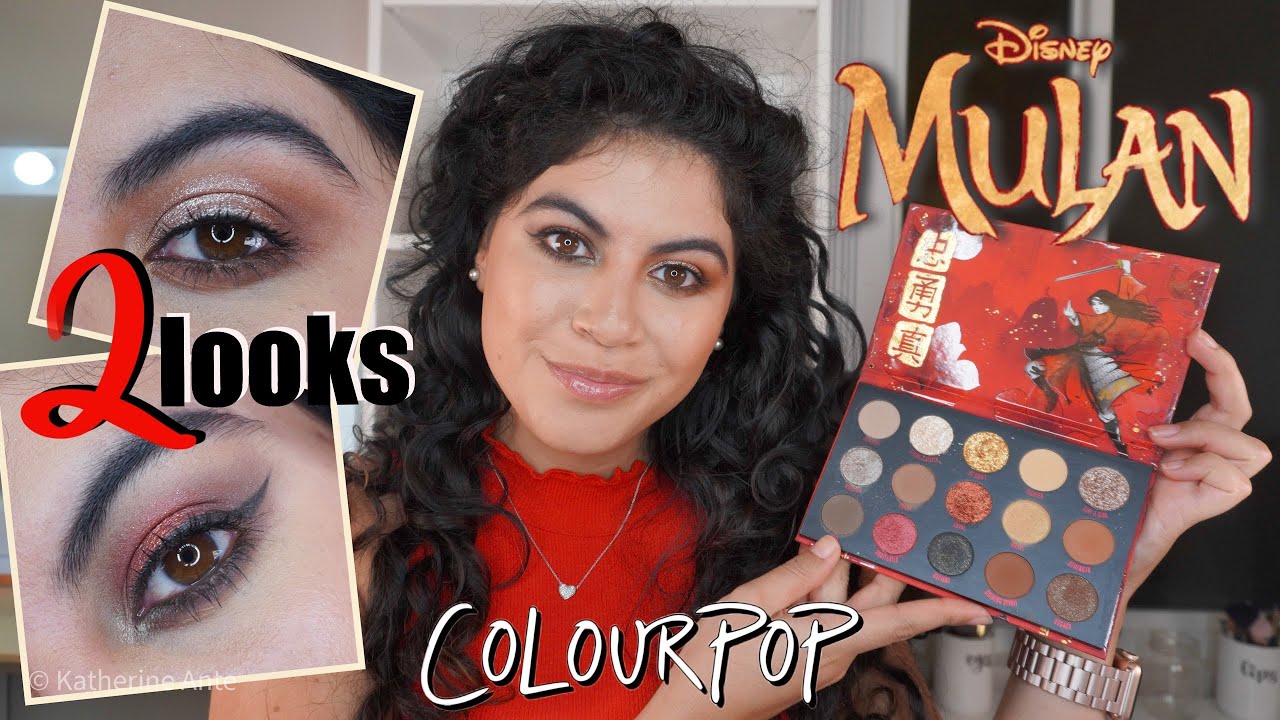 RESEÑA MULAN X COLOURPOP | EYESHADOW PALETTE, BLUSH & LUX GLOSS |  Katherine