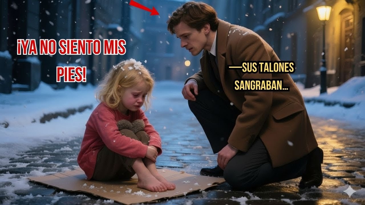 «—¿Por qué vas descalza?» El multimillonario vio sus talones heridos… y lloró