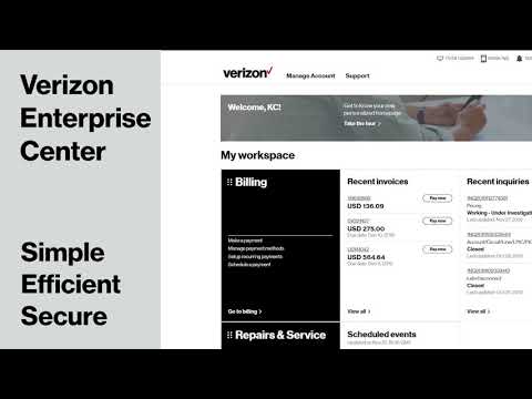 Verizon Enterprise Center: Account Management | Verizon Enterprise Solutions