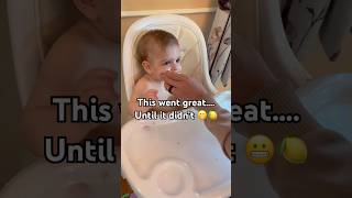 Trying lemons with my 8 month old twins 🍋🍋