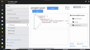 Add project json file