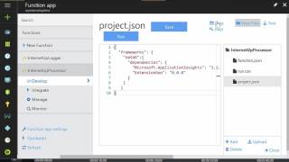 Add project json file