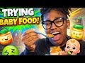 TRYING BABY FOOD!! *WORST EXPERIENCE EVER*