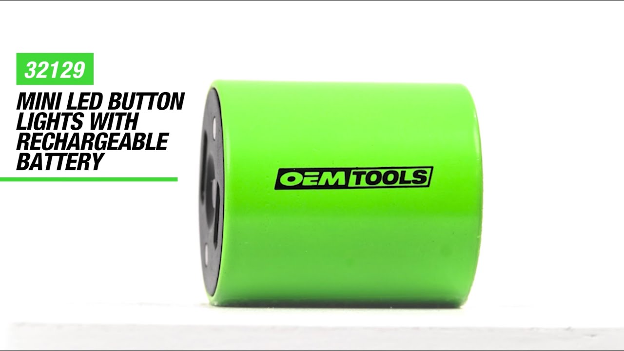 m*n様 【新品】IWASA 雪駄 ライトグリーン OEMTOOLS 32129 Mini LED Button Light with Rechargeable Battery