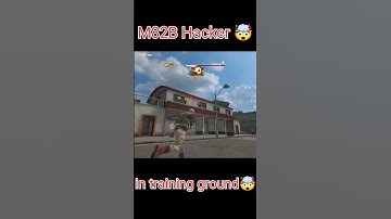M82B HACKER 🤯 In My Game Training ground 🤯 #shorts #hacker #freefire