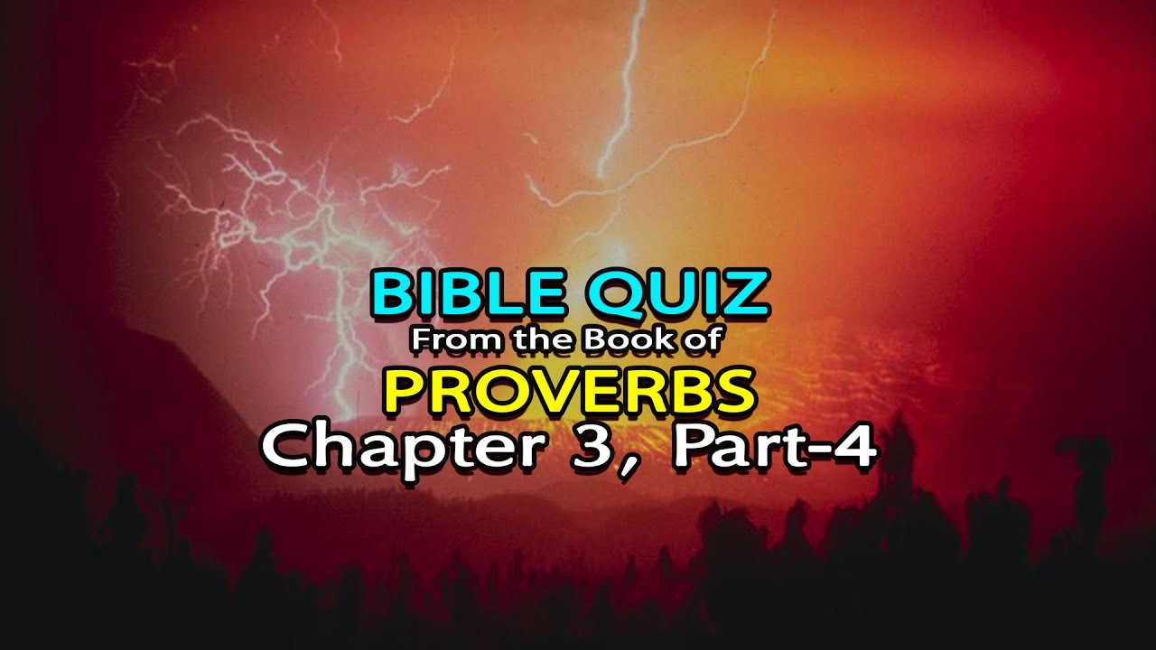 Proverbs Chapter 3 Part 4 - YouTube
