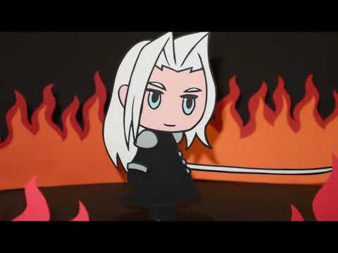 【スマブラSP】セフィロスのスーパーノヴァ　切り絵版
