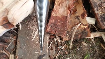 Corkscrew Wood Splitter