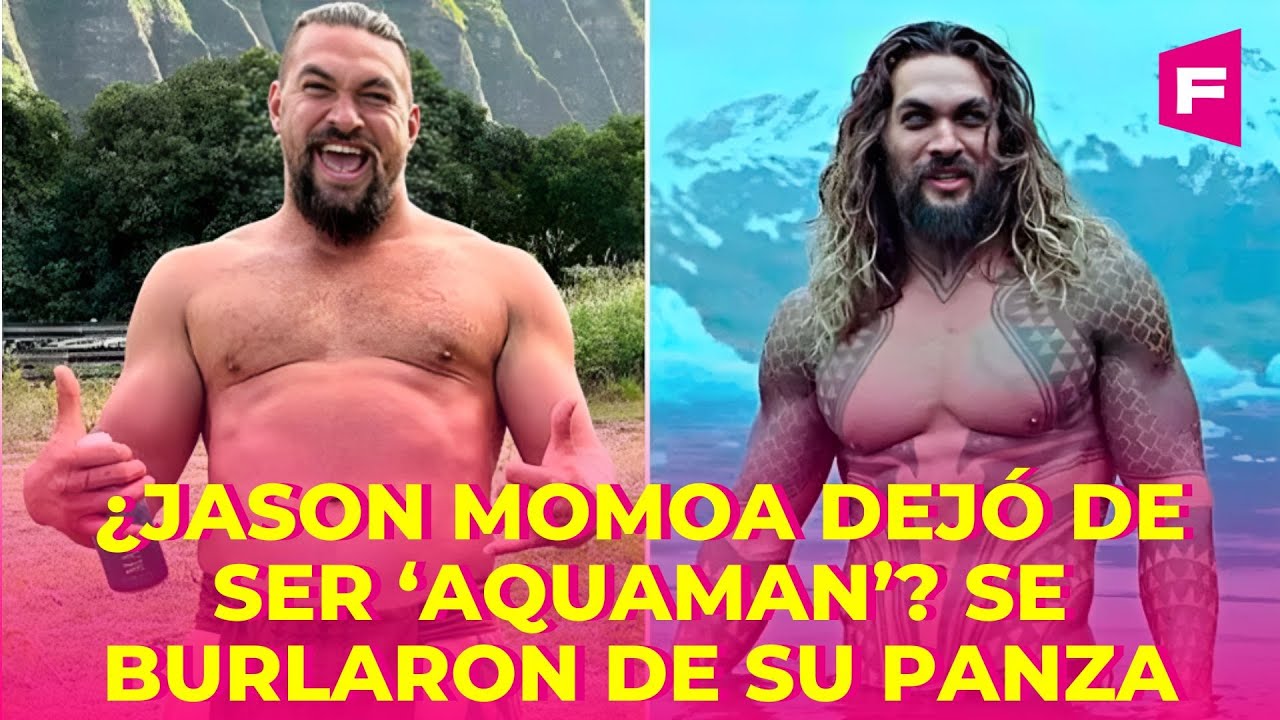 ¿JASON MOMOA tiene el cuerpo perfecto de Aquaman?: ha recibido burlas por ponerse 'gordo'