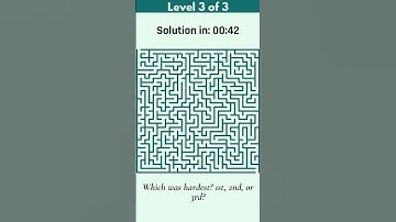 Can You Solve All 3 Maze Levels? 🧩 Epic Brain Game!