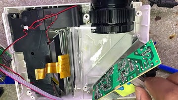 Doet uw projector dit? De Auking Mini-projector. #projector #technologie #reparatie #fix #doe-het...