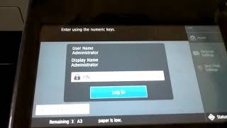 Canon iR 2625/2630/2645 Network settings Canon iR 2625/2630/2645 Network settings