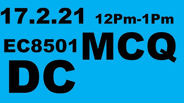 digital communication mcq | ec8501 digital communication mcq questions and answers | CHROME TECH