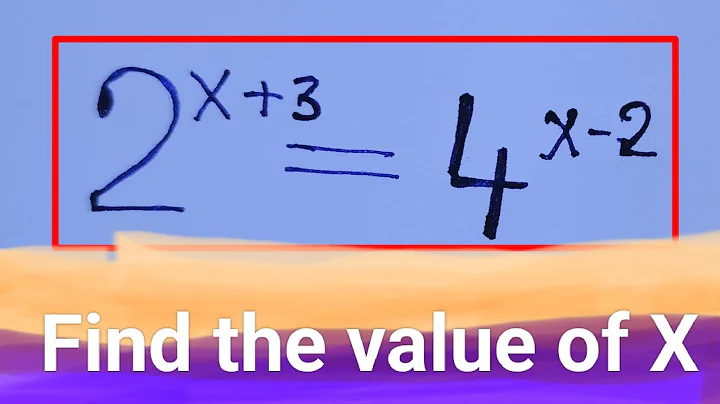 A Nice Math Olympiad Exponential Problem// Find The Value Of X