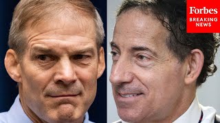 'Gave The Game Away': Jamie Raskin Quotes Jim Jordan To Slam Weaponization Committee