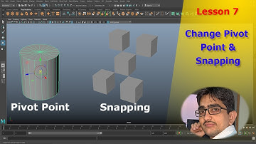 Lesson 7 | Autodesk Maya 2022 | How to Change Pivot Point In Maya | Snapping | Hindi | Urdu
