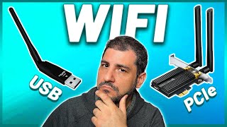 WiFi para PC  Adaptador USB vs Placa Interna