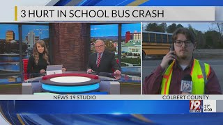 Several  Injured in Colbert County Wreck Involving school bus | March 10, 2023, News 19 at 6:00 p.m.