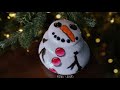 Glittering Snowman