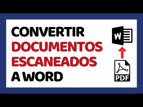 Convertir pdf escaneado a excel