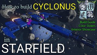 Starfield Ship Guide:  Transformers' CYCLONUS!  How to build your very own Small C-Class Fighter.