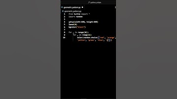 Draw a Geometric Pattern with Python #coding #programming #python