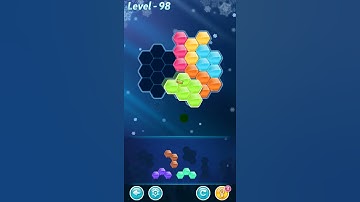 BLOCK! Hexa Puzzle! Skilled Level 98 (Rotate) - Lösung Solution Walkthrough