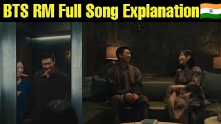 BTS RM Latest Song Full Hindi Explanation 🇮🇳 RM Latest Song Come Back To Me in Hindi 💜 BTS RM MV