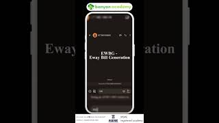 Creation of E-Way Bill SMS Generation 📚|Banyan Academy🎓|Learn SAP FICO ,Tally, BAT,GST📚#ewaybill screenshot 4