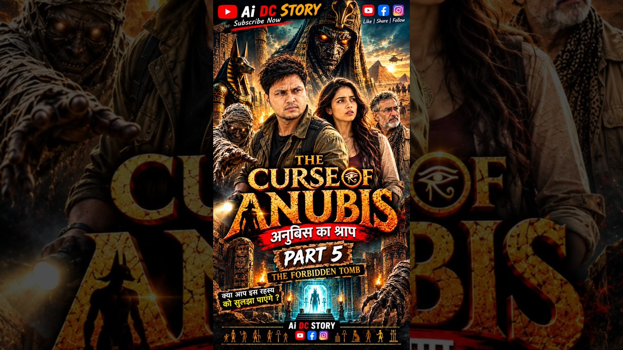 🎬THE CURSE OF ANUBIS-अनूबिस का श्राप 💀 PART 5: THE FORBIDDEN TOMB #shorts #shortsfeed #egypt #horror