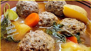 🔴 Como Hacer un Delicioso Caldo de Albondigas Con Verduras 💥