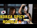 [국제커플/International couple] 🔥불닭볶음면 도전!!🔥 with 말레이시아 여자친구 / Korean Spicy noodle Challenge!!