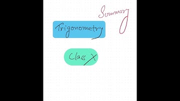 Trigonometry Summary Part 1 | T-Ratios Made Easy | Class 10 Maths Board Exam 2026
