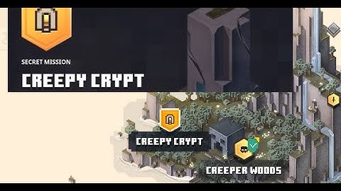 Minecraft Dungeons Part3 - First Secret Mission in the Creepy Crypt