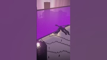 What if ender dragon goes to nether ? #minecraft #enderdragon #nether #whatif #shorts #viral #trend