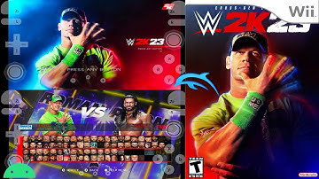 WWE 2K23 Wii Game For Dolphin Emulator On Android Mobile Device | John Cena Vs Roman Reigns|Gameplay