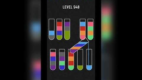 Water sort puzzle level 548